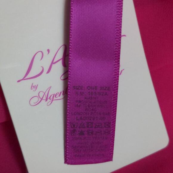 L'Agent by Agent Provocateur Rosana Cover Up Sheer Swim Ties One Size Pink New - Picture 7 of 12